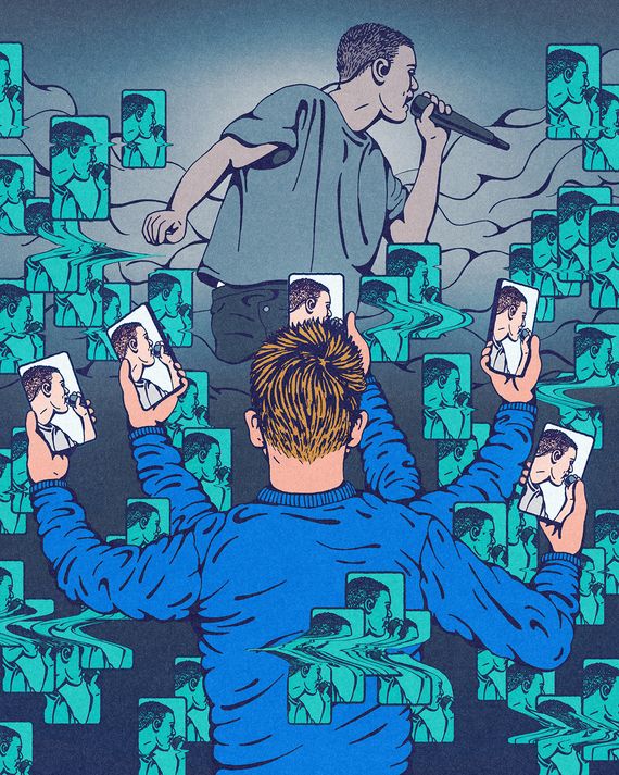 Vulture, &ldquo;The Feed Is Fake&rdquo; 커버 일러스트